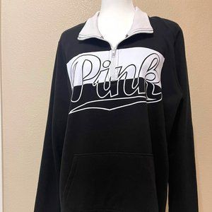 PINK Victoria's Secret Half Zip Sweatshirt Large
